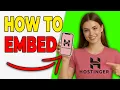 How To Embed HTML Code In Hostinger Website Builder Easy Guide