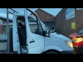 Hy12sxk white sprinter flatbed