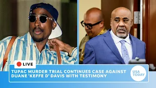 Tupac trial live Case against Duane Keffe D Davis in 1996 murder continues with witness testimony