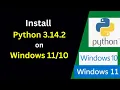 How to Install Python 3 14 2 on Windows 11 or 10 with hello world program