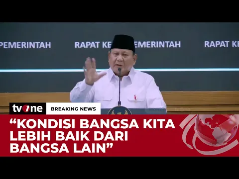 Singgung Krisis di Timteng, Presiden Prabowo Sebut Kondisi Indonesia Baik-baik Saja