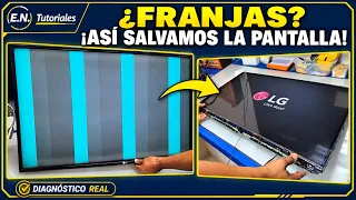 TV LG con Líneas en la Pantalla Cómo Repararla Sin Cambiar el Panel