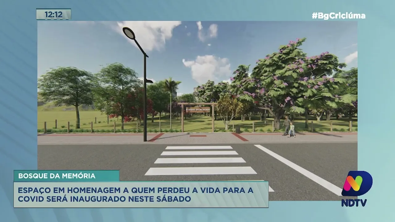 Bosque da Memória: local em homenagem às vítimas do coronavírus inaugura no sábado (11) em Tubarão