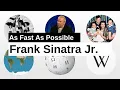 Frank Sinatra Jr As Fast As Possible