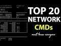 Top 20 Network Commands must know everyone Basic network troubleshooting commands in Hindi