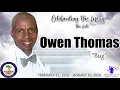 Owen Thomas Bug Funeral Service