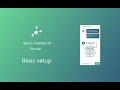 How to set up a basic chatbot with react-chatbot-kit
