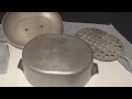 Vintage WAGNER WARE Magnalite Cast Aluminum Oval 8 Qt Roaster 4265-M Baking Pot