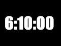 6 HOUR 10 MINUTE TIMER 370 MINUTE COUNTDOWN TIMER LOUD ALARM