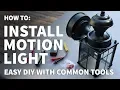How to Install Exterior Light - DIY Exterior Motion Light Installation