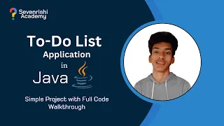 Java To-Do List Application for Beginners Simple Project with Full Code Walkthrough