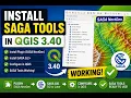 How to Install SAGA GIS in QGIS 3 40 Enable SAGA NextGen Provider Working 2026