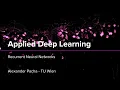 Applied Deep Learning 2025 - Lecture 4