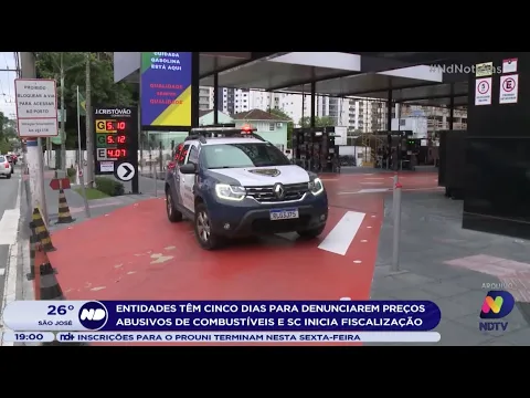 Entidades têm cinco dias para denunciarem preços abusivos de combustíveis e SC inicia fiscalização