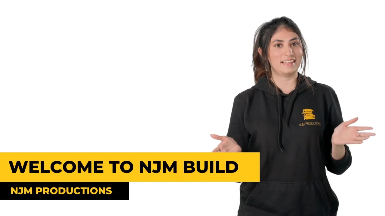 Welcome to NJM Build film with an NJM presenter