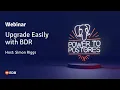 Webinar Upgrade Easily with Postgres BDR
