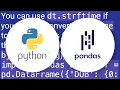 How to change the datetime format in Pandas