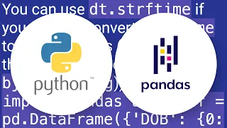 How to change the datetime format in Pandas