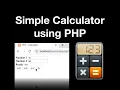 101 Simple Calculator in php using switch case