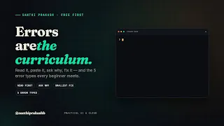 Debug with AI the full beginner error loop