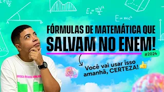 Fórmulas de Matemática para Usar no ENEM Amanhã