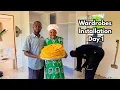 Lagu Wardrobes Installation in Our Dream Home🏡 + Soft Layered Chapati \u0026 Lentils Stew🍲African Village Life