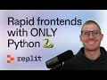 Replit FastHTML Rapidly build and deploy web apps in Python