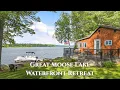 Lakefront Living on Great Moose Lake Turnkey Waterfront Home in Hartland Maine
