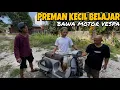 Preman Kecil Belajar Bawa Motor Vespa!