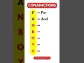 Coordinating Conjunctions in English Grammar