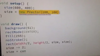 Transformations Scaling in Processing Java 1