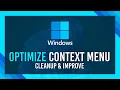 Cleanup Context Menu s EASY Right-Click menu Windows Guide
