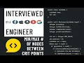 Java interview with a FAANG engineer Minimum and Maximum Number of Nodes Between Critical Points