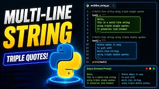 Python Multi-Line Strings Made Super Easy Lecture 22 Talent Kaksha