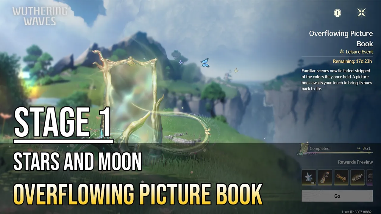 Overflowing Picture Book - Stars and Moon - Stage 1 | Wuthering Waves Overflowing Picture Book - Stars and Moon - Stage 1 | Wuthering Waves