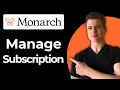 How to Manage Subscriptions in Monarch Money Step-by-step