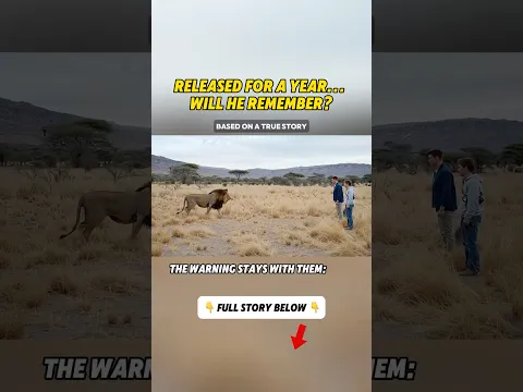 They Released Him Wild. 1 Year Later, This Happened... 🦁