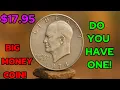 1974 Eisenhower Dollar Worth BIG MONEY Rare No Mint Mark One Dollar Coin Check Your Change