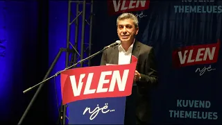 Fjalimi i Izet Mexhitit në Kuvendin themelues të partisë politike VLEN