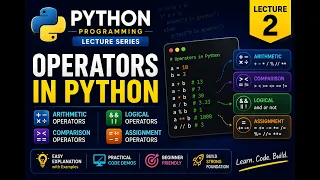 Python Programming Tutorial Operators in Python Explained for Beginners