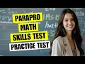 ParaPro Math Practice Test 2026 Paraprofessional Assessment Math Skills Questions Test Prep