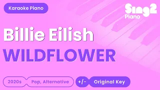 billie eilish wildflower piano karaoke 