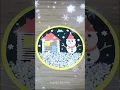 DIY Snow Scene Snowy House and Happy Snowman