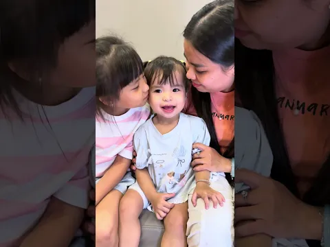 Lovely cute girl 👶🏻🍼🥰 Kiss cover #shorts