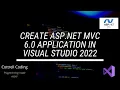 1 Create ASP 6 C application in Visual Studio 2022