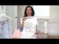 LOGO by Lori Goldstein Pride Crewneck Knit Tee on QVC