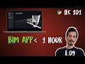 Create a BIM application with python in under 60 minutes