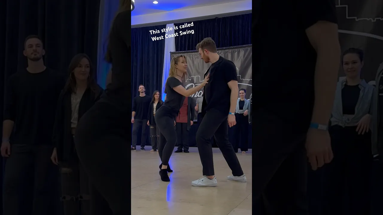 🥇1st Place Improv with Mia 💃#westcoastswing #improv #dance #competition #wcs