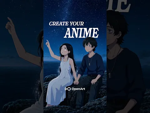 Make an anime with @openart_ai