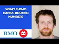 What is BMO Bank s routing number